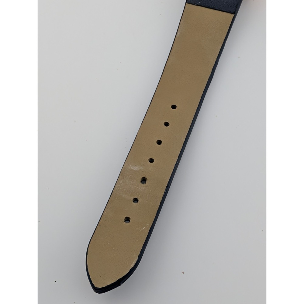 Accutime Watch Women 36mm Rose Gold Case Embrodiered Navy Band- New Battery - Picture 8 of 8